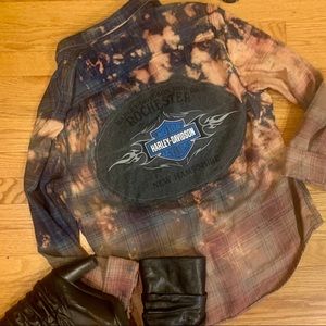 Upcycled Flannel Moto Theme
